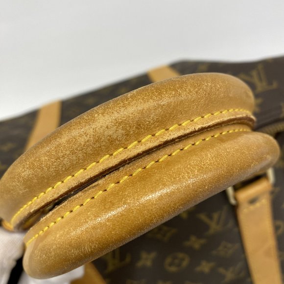 LOUIS VUITTON Authentic Brown Monogram Keepall 50 Boston Bag - Picture 10 of 12